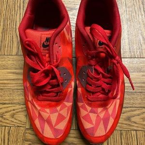 Red, orange, and green airmax 90’s - size 9.5 - $50